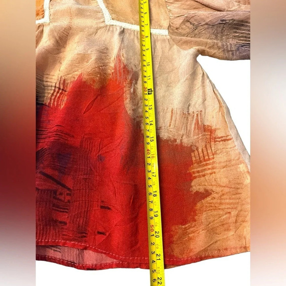 Anthropologie Bl^nk London Shira Peasant Blouse - Picture 8 of 9